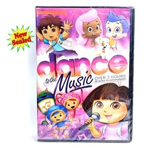 Nickelodeon Dance To The Music DVD Dora Diego Bubble Guppies New Sealed
